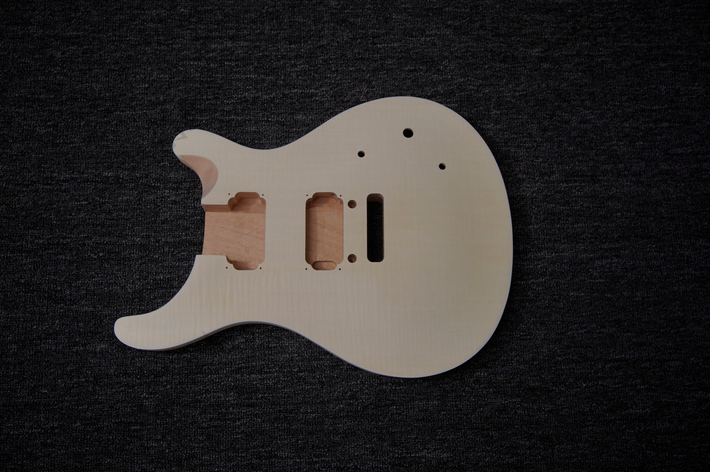 PR Style DIY Electric Guitar Kit with flamed maple top